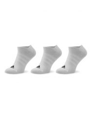 Adidas Skarpety stopki unisex Thin and Light No-Show Socks 3 Pairs HT3463 Biały. Białe skarpety Adidas, bez wzorów, z materiału. Za 49.99 zł.
