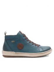 Remonte Sneakersy D0771-12 Niebieski. Niebieskie buty sportowe casual Remonte, bez wzorów, ze skóry, bez zapięcia. Za 351.00 zł.