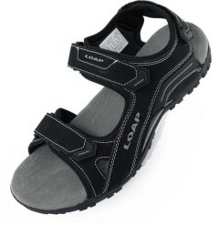 Męskie sandały Loap Allen czarne. Czarne sandały Scarpa, ze skóry, bez zapięcia. Za 207.99 zł.