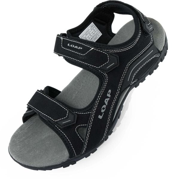 Męskie sandały Loap Allen czarne. Czarne sandały Scarpa, ze skóry, bez zapięcia. Za 207.99 zł.