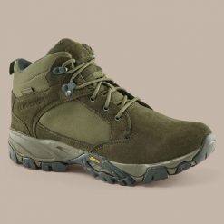 Buty trekkingowe Craghoppers Salado. Zielone buty trekkingowe Craghoppers, bez wzorów, bez zapięcia. W wyprzedaży za 497.35 zł.