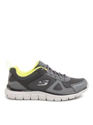 Skechers Sneakersy Track 52630/CCLM Szary. Szare buty sportowe casual Skechers, bez wzorów, ze skóry, bez zapięcia. Za 200.85 zł.
