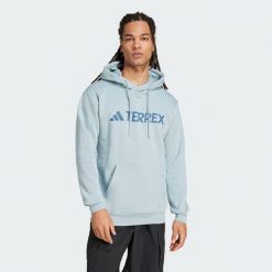 Bluza z kapturem Terrex Multi Large Logo. Czarne bluzy Adidas, xl, bez wzorów, z materiału, z kapturem. Za 299.00 zł.
