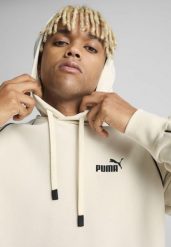 Męska bluza z kapturem PUMA Sport PUMA Alpine Snow White. Białe bluzy z kapturem Puma, na wiosnę, m, bez wzorów, z gumy, z kapturem. Za 246.65 zł.