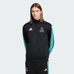 Bluza Dresowa Mercedes - Amg Petronas Formula 1 Team Dna. Czarne bluzy bez kaptura Adidas, xl, bez wzorów, z dresówki, bez kaptura. Za 329.00 zł.