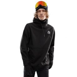 Kurtka snowboardowa męska W1 Skywalk. Czarne kurtki SIROKO, m, bez wzorów, z softshellu, bez kaptura. W wyprzedaży za 297.00 zł.