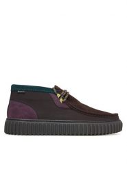 Clarks Półbuty Torhill Hi GTX GORE-TEX 26327980 Brązowy. Brązowe eleganckie półbuty Clarks, bez wzorów, z gore-texu, bez obcasa, bez zapięcia. Za 649.99 zł.
