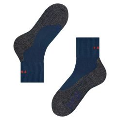 Krótkie skarpetki Falke TK2 Explore Cool. Niebieskie skarpety Falke, bez wzorów, z lyocellu. Za 177.00 zł.