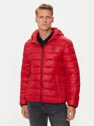 KARL LAGERFELD Kurtka przejściowa Blouson 505090 543590 Czerwony Regular Fit. Czerwone kurtki KARL LAGERFELD, m, bez wzorów, z syntetyku, bez kaptura. Za 649.99 zł.