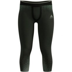 Spodnie Odlo BL BOTTOM 3/4 PERFORMANCE WARM BLACKCOMB. Zielone bielizna termoaktywna ODLO, m, bez wzorów, bez ramiączek, do biegania. Za 379.99 zł.