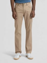 MESKIE SPODNIE LEE DAREN DARK TAUPE 112377682. Spodnie materiałowe Lee, l, bez wzorów, z materiału. Za 219.99 zł.