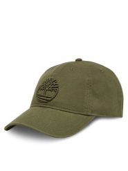 Timberland Czapka z daszkiem TB0A61UJ Zielony. Zielone czapki z daszkiem Timberland, bez wzorów, z bawełny. Za 129.99 zł.