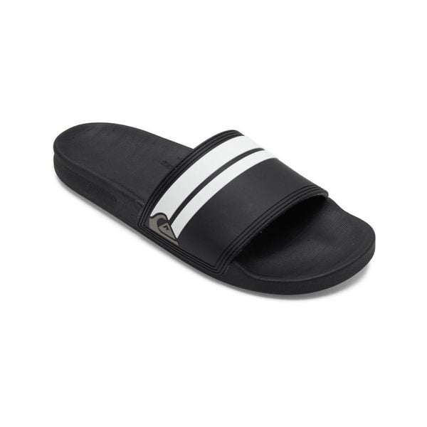 Sandały wsuwane dla Mężczyzn RIVI SLIDE Multicolore. Czarne sandały Quiksilver, z gumy, bez zapięcia. Za 169.99 zł.