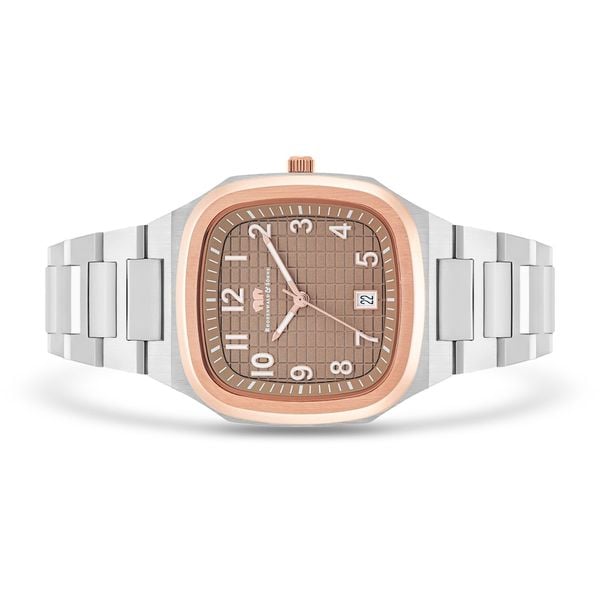 Rhodenwald & Söhne Zegarek Ikador Stal nierdzewna Srebrny Zegarki 1 ct Męskie. Szare, analogowe zegarki Rhodenwald & Söhne, srebrne. Za 409.99 zł.