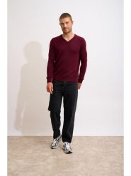 Just Cashmere Kaszmirowy sweter "Nathan" w kolorze bordowym rozmiar: XL. Czerwone swetry nierozpinane Just Cashmere, xl, bez wzorów, z kaszmiru, bez kołnierzyka, bez ramiączek. Za 565.99 zł.