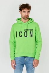 DSQUARED2 Zielona męska bluza Sweatshirt, Rozmiar 3XL. Zielone bluzy Dsquared2, m, bez wzorów, bez kaptura. W wyprzedaży za 999.99 zł.