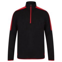 Warstwa Środkowa Dla Dorosłych Unisex Z Kontrastowymi Detalami. Czarne swetry nierozpinane FINDEN & HALES, bez wzorów, bez kołnierzyka, bez ramiączek. Za 140.99 zł.