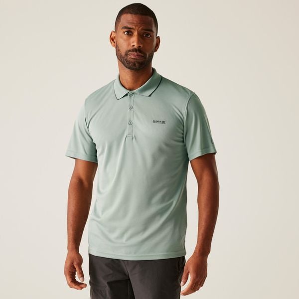 Maverik V męska koszulka polo. Szare koszulki polo Regatta, m, bez wzorów, bez kołnierzyka, bez ramiączek. Za 157.00 zł.