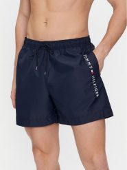 Tommy Hilfiger Szorty kąpielowe UM0UM03258 Granatowy Regular Fit. Niebieskie kąpielówki Tommy Hilfiger, m, bez wzorów, z syntetyku. Za 149.99 zł.