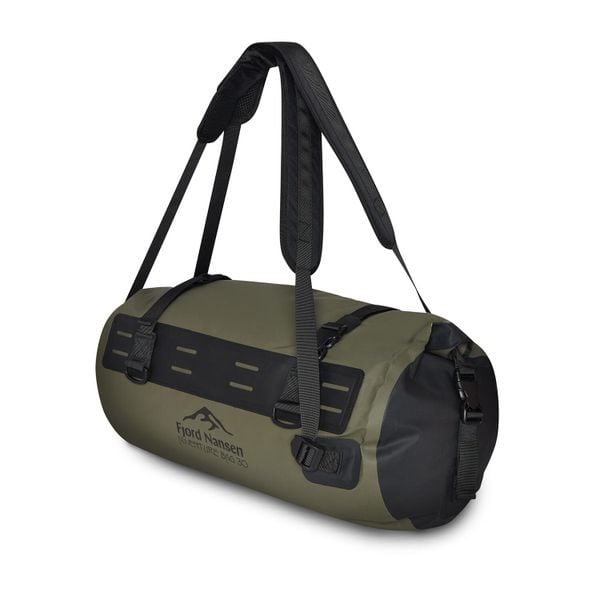 Wodoszczelna torba Fjord Nansen Adventure Bag 30. Zielone torby na ramię Fjord Nansen, bez wzorów, z materiału, na ramię, bez dodatków. Za 249.99 zł.