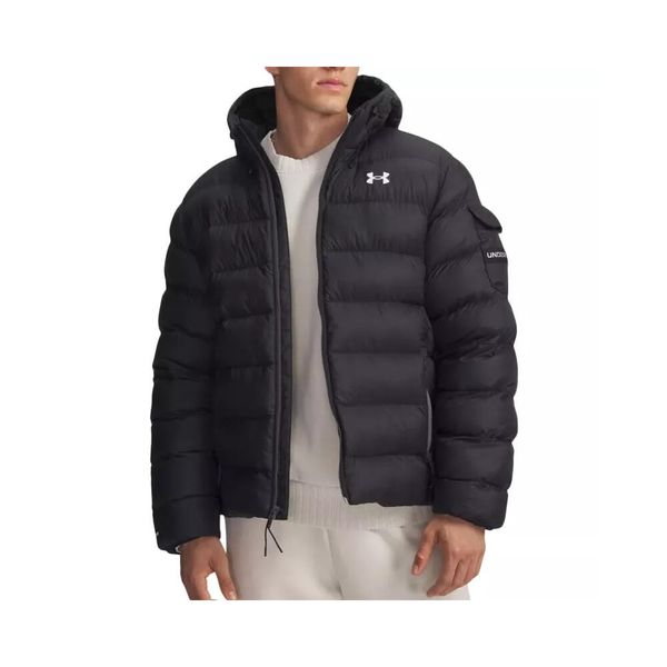 Kurtka puchowa z kapturem Under Armour SPORTSWEAR PUFF. Białe kurtki Under Armour, s, bez wzorów, z materiału, z kapturem. Za 748.05 zł.
