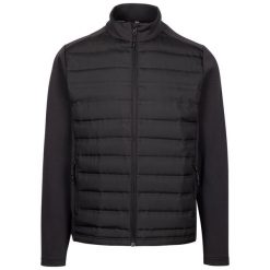 Męska Kurtka Orford Hybrid Padded Jacket. Czarne kurtki Trespass, m, bez wzorów, z dzianiny, bez kaptura. Za 233.99 zł.