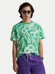 Polo Ralph Lauren T-Shirt 710B16614001 Zielony Regular Fit. Zielone koszulki polo Polo Ralph Lauren, m, bez wzorów, z bawełny, bez kołnierzyka, bez ramiączek. Za 419.99 zł.