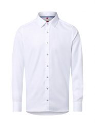 Finshley & Harding Męska koszula biznesowa Mężczyźni Slim Fit Bawełna biały jednolity, 39. Białe koszule Finshley & Harding, m, bez wzorów, z bawełny, bez kołnierzyka, bez ramiączek. Za 199.95 zł.