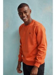 U.S. Polo Assn. Bluza w kolorze pomarańczowym rozmiar: 3XL. Pomarańczowe bluzy U.S. Polo Assn., s, bez wzorów, z bawełny, bez kaptura. Za 170.03 zł.