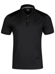 Halti Funkcyjna koszulka polo "Birdie" w kolorze czarnym rozmiar: XS. Czarne koszulki polo Halti, xs, bez wzorów, z materiału, bez kołnierzyka, bez ramiączek. Za 92.86 zł.