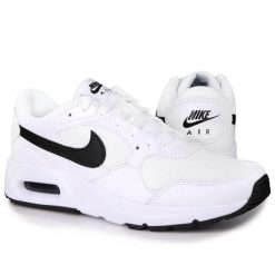 Buty męskie sportowe Nike AIR MAX SC. Białe buty sportowe casual Nike, bez wzorów, bez zapięcia, nike air max. Za 399.99 zł.