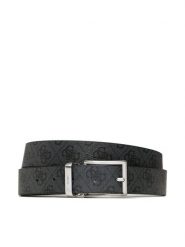 Guess Pasek Męski Vezzola Belts BM7541 LEA35 Czarny. Czarne paski Guess, z aplikacjami, ze skóry. Za 139.99 zł.