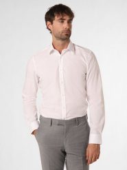 Finshley & Harding Koszula łatwa w prasowaniu Mężczyźni Slim Fit Bawełna biały, 39. Białe koszule Finshley & Harding, m, bez wzorów, z bawełny, bez kołnierzyka, bez ramiączek. Za 179.95 zł.