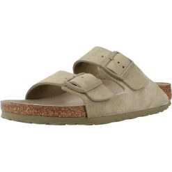 Uniseksowe sandały anatomicznie ukształtowana wkładka ARIZONA SFB. Zielone sandały Birkenstock, z materiału, bez zapięcia. Za 531.00 zł.
