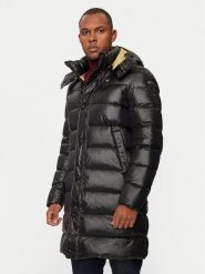 Blauer Kurtka puchowa 24WBLUK03027 Czarny Regular Fit. Czarne kurtki Blauer, l, bez wzorów, z puchu, bez kaptura. Za 1,189.00 zł.