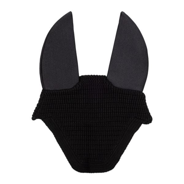 Czapka z muchą dla koni Equestro Silence. Czarne krawaty i muchy EQUESTRO, bez wzorów. Za 155.23 zł.