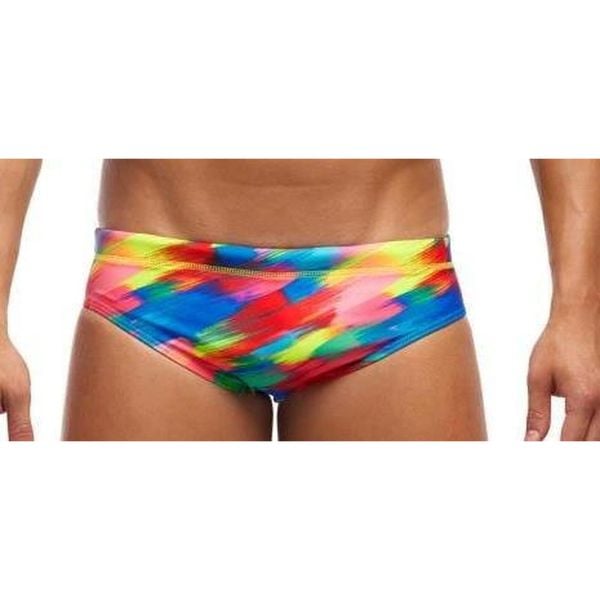 Kąpielówki męskie Funky Trunks Stroked - slipy. Czarne kąpielówki Funky Trunks, m, bez wzorów. Za 139.00 zł.