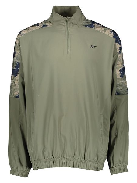 Reebok Kurtka sportowa w kolorze khaki rozmiar: XL. Brązowe kurtki outdoor i hardshell Reebok, xl, bez wzorów, bez kaptura, outdoorowe. Za 109.26 zł.