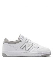 New Balance Sneakersy BB480LGM Biały. Białe buty sportowe casual New Balance, bez wzorów, ze skóry, bez zapięcia. Za 359.99 zł.