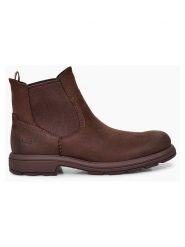 UGG Skórzane sztyblety "Biltmore" w kolorze brązowym rozmiar: 42. Brązowe sztyblety UGG, bez wzorów, bez obcasa, bez zapięcia. Za 575.06 zł.