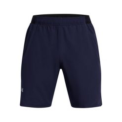 Spodenki Męskie Treningowe Under Armour Vanish Woven Shorts. Niebieskie krótkie spodenki sportowe Under Armour, m, bez wzorów, z materiału. Za 109.00 zł.