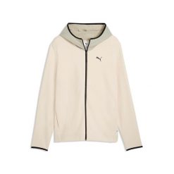 Bluza Puma Pumatech Z Pełnym Zamkiem Dk Dorośli. Białe bluzy z kapturem Puma, l, bez wzorów, z bawełny, z kapturem. Za 373.99 zł.
