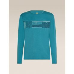 ICEBREAKER Koszulka męska Merino 200 Oasis LS Crewe Elevation Lin Topaz-XL. Niebieskie bielizna termoaktywna Icebreaker, m, bez wzorów, z wełny, bez ramiączek, do piłki nożnej. Za 394.00 zł.