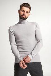 Golf męski jedwabny DOLCE & GABBANA. Golfy Dolce & Gabbana, m, bez wzorów, z jedwabiu, bez ramiączek. W wyprzedaży za 3,749.25 zł.