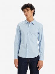 Levi´s Koszula - Regular fit - w kolorze błękitnym rozmiar: S. Niebieskie koszule s, bez wzorów, z bawełny, bez kołnierzyka, bez ramiączek. Za 101.70 zł.