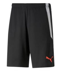 Spodenki sportowe Puma Piłkarskie. Czarne krótkie spodenki sportowe Puma, s, bez wzorów, z gumy. Za 95.00 zł.