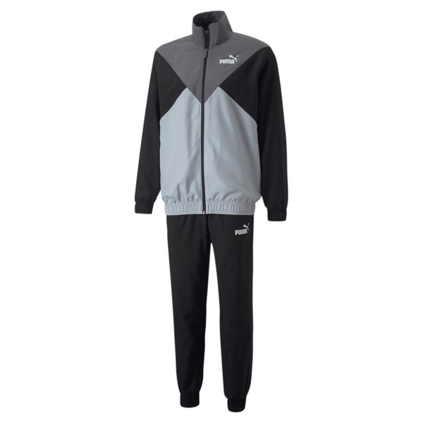 Tkany dres Puma Cl. Czarne komplety dresowe Puma, m, bez wzorów, z dresówki, bez ramiączek. Za 255.35 zł.