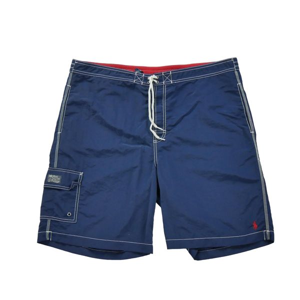 Second life - Męskie kąpielówki granatowe - Stan dobry. Niebieskie kąpielówki RALPH LAUREN, m, bez wzorów. Za 170.36 zł.