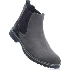 Sztyblety skórzane bonprix antracytowy. Sztyblety marki FOUGANZA. Za 139.99 zł.