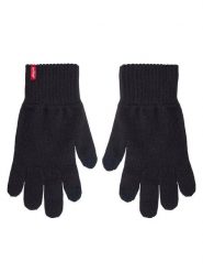 Levi's® Rękawiczki Męskie 222283-11-17 Granatowy. Niebieskie rękawiczki bez wzorów, z dzianiny. Za 69.99 zł.